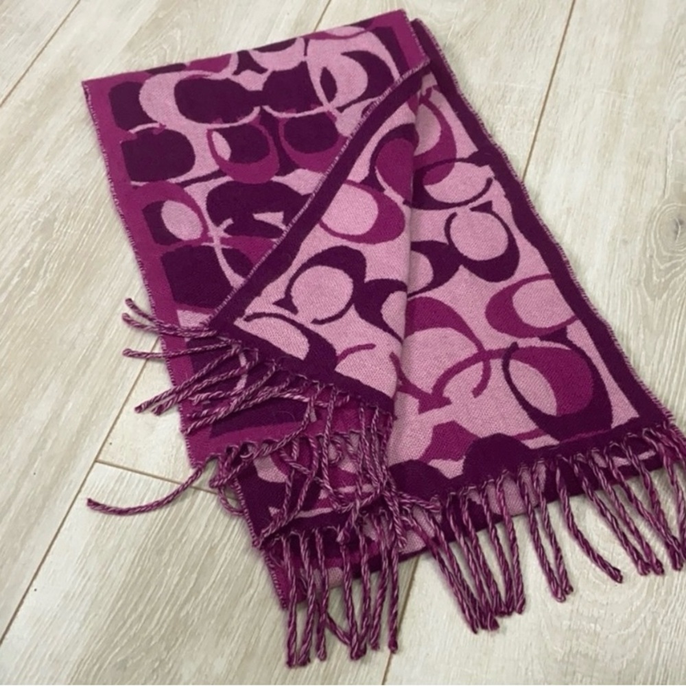 Coach Reversible Scarf - Picture 2 of 4
